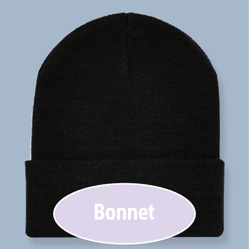 Bonnet personnalisé
